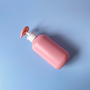 Chai HDPE hồng vòi nhấn hồng