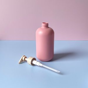 Chai HDPE Hồng vòi nhấn