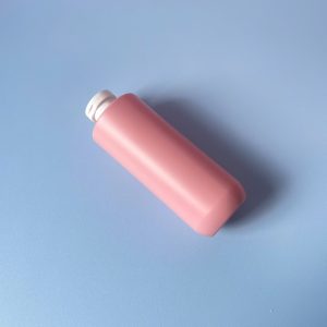 Chai HDPE vai ngang đáy bầu nắp bật trắng