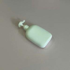 Chai HDPE thân tròn trắng nắp dẹp trắng