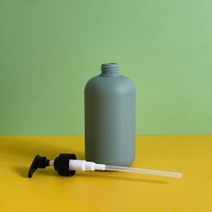Chai HDPE xanh đậm vòi nhấn sóng đen