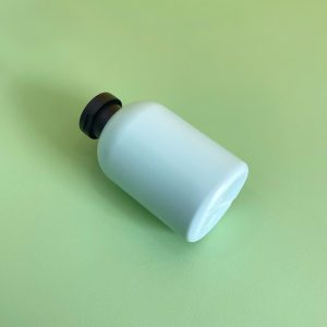 Chai HDPE Xanh Mint Trong Lùn Nắp Bật Đen