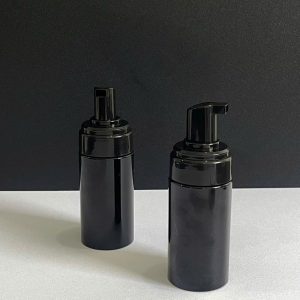 Chai Nhựa PET Đen Vòi Nhấn Tạo Bọt