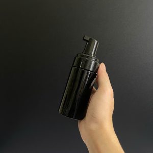 Chai Nhựa PET Đen Vòi Nhấn Tạo Bọt