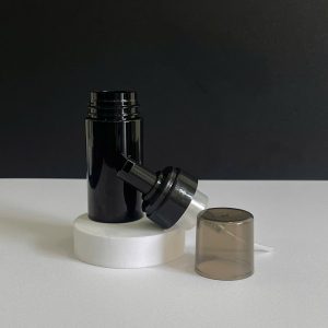 Chai Nhựa PET Đen Vòi Nhấn Tạo Bọt