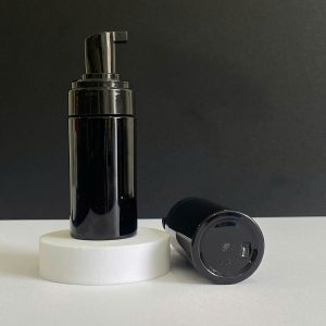 Chai Nhựa PET Đen Vòi Nhấn Tạo Bọt