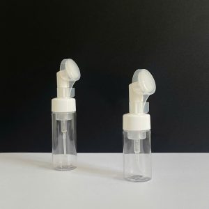 Chai nhựa PET trong suốt nắp đầu cọ 100ml 150ml