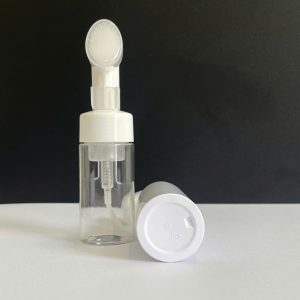 Chai nhựa PET trong suốt nắp đầu cọ 100ml 150ml